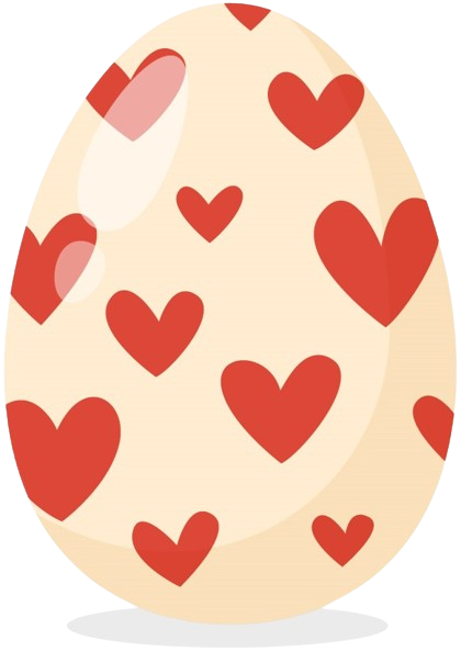 Easter Egg Lovehearts